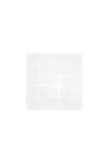 PLAFONIERA TRYGO BIANCA IN PMMA 24W CCT 3000/4000/6500K 41X41CM*7CM