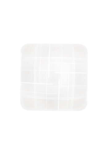 PLAFONIERA TRYGO BIANCA IN PMMA 40W CCT 3000/4000/6500K 50X50CM*8CM