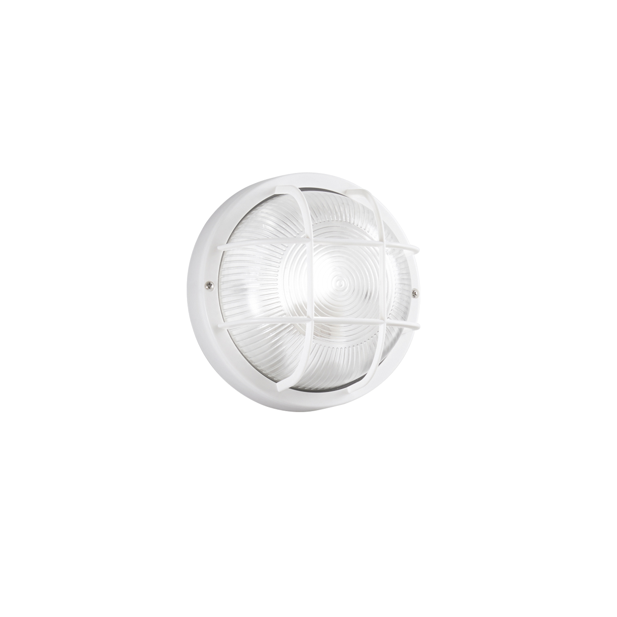 PLAFONIERA TURTLE BIANCA TONDA 1XE27 IP54 18,5X10X5CM