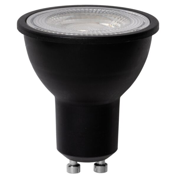 LAMPADINA LED GU10 NERA DIMMERABILE 7W 600LM 4000K 60° 50X56mm 15000h CRI80