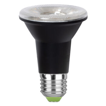 LAMPADINA LED PAR20 NERA E27 7W 550LM 4000K 38° 63X82mm 25000h CRI80