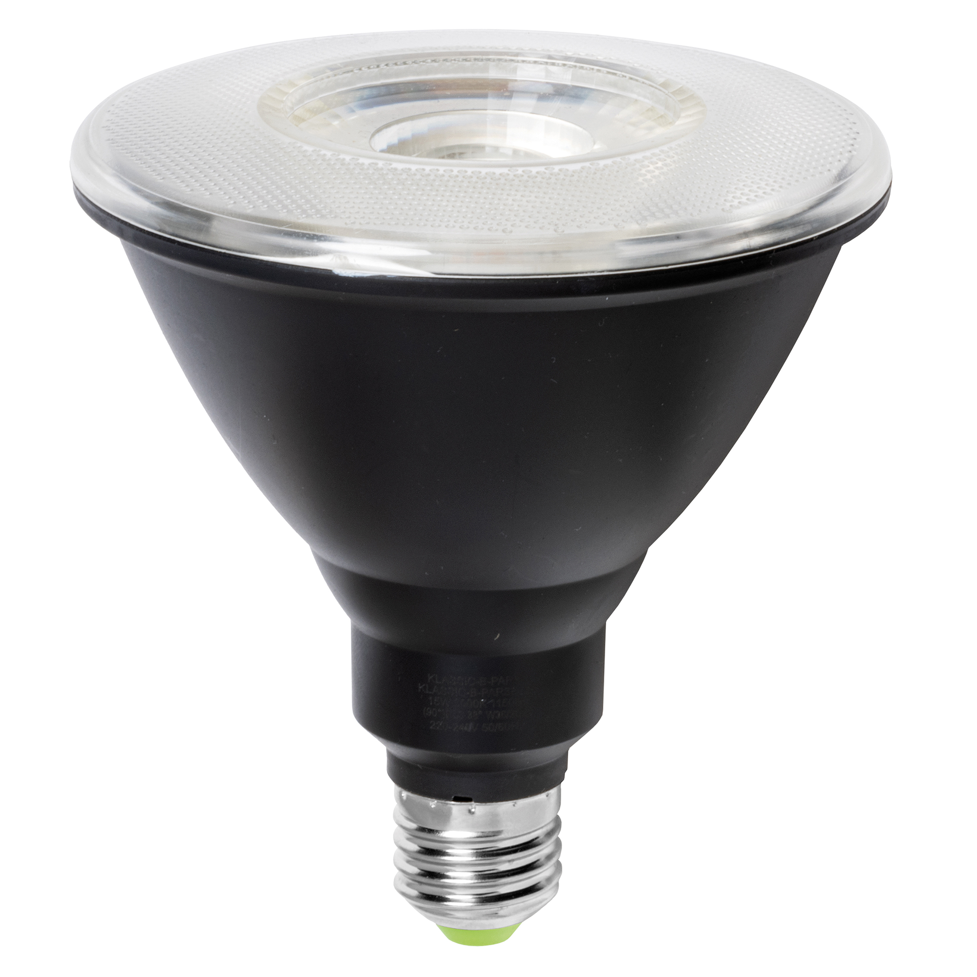 LAMPADINA LED PAR30 NERA E27 10W 750LM 3000K 38° 95X80mm 25000h CRI80