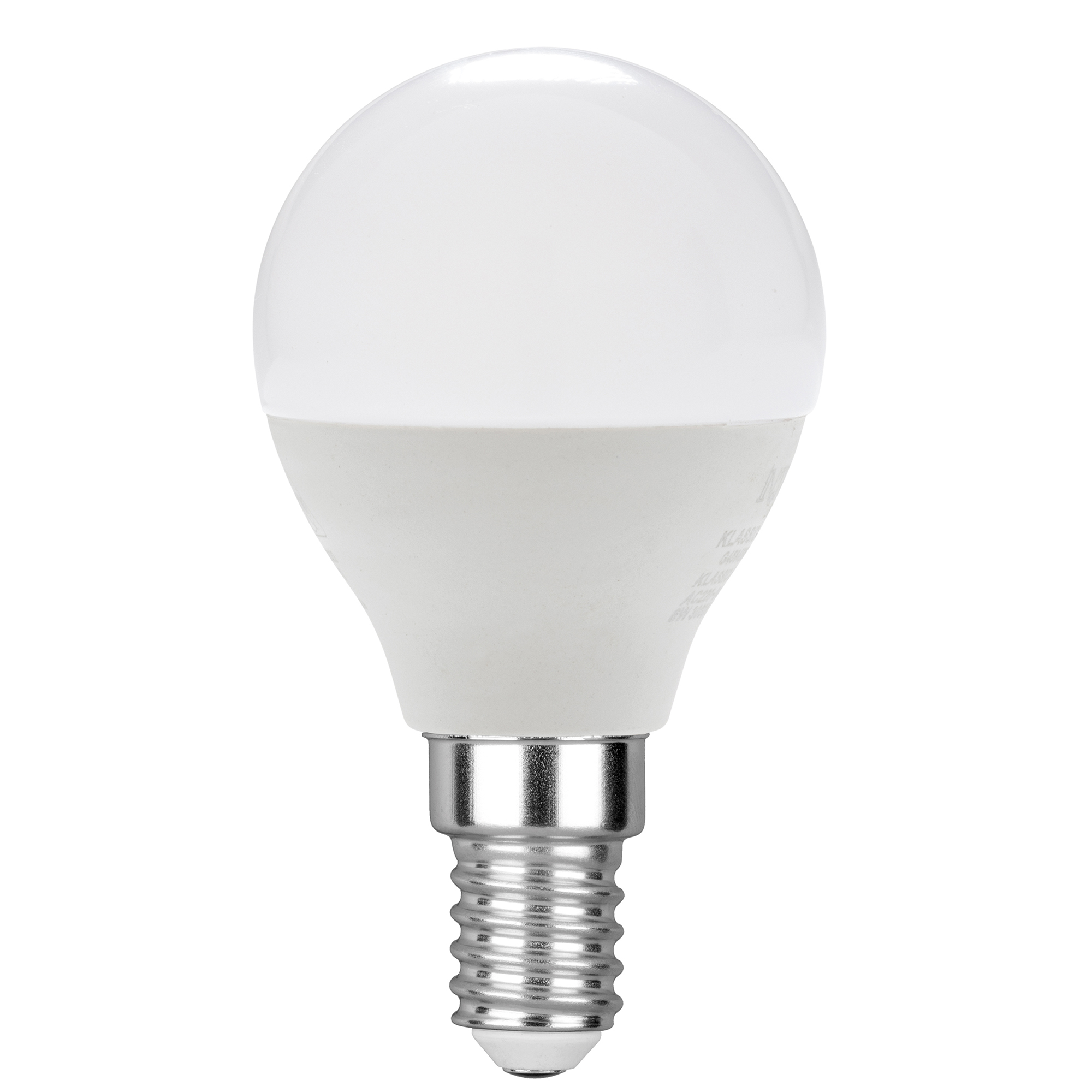 LAMPADINA LED GLOBO DIMMERABILE E14 6W 480LM 3000K 160° 45X82mm 25000h CRI80