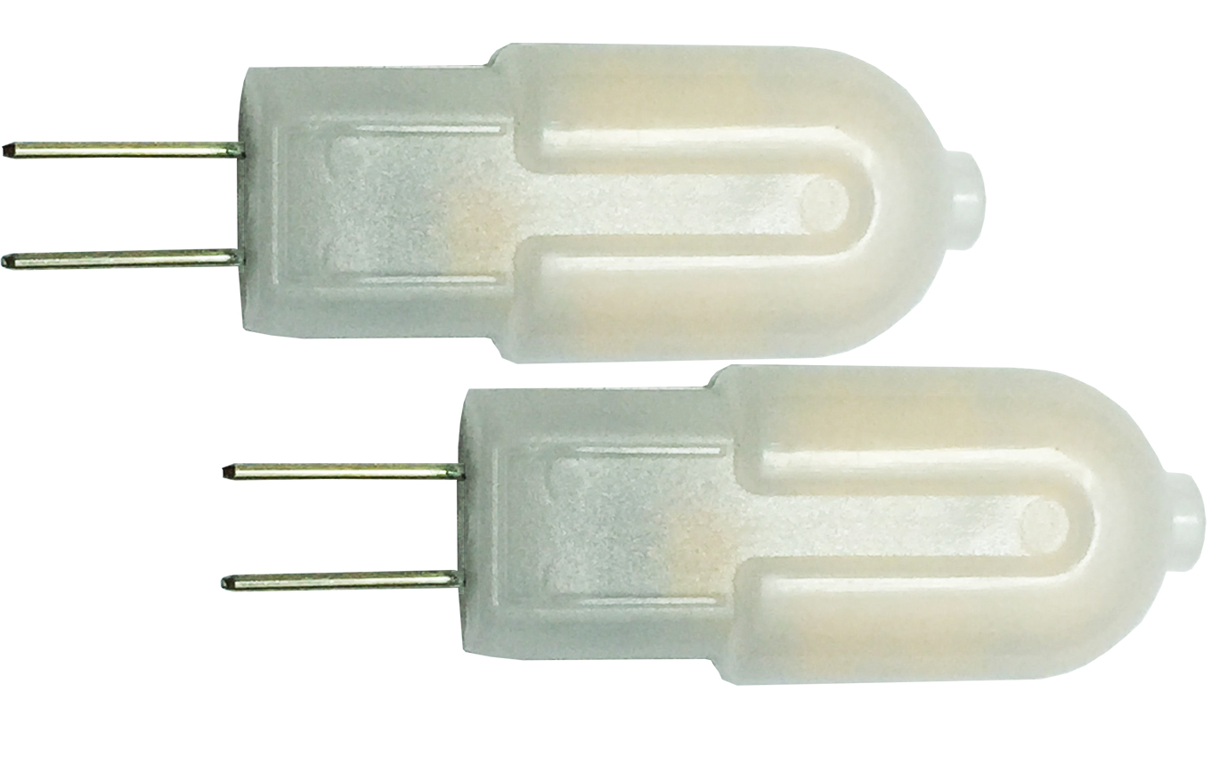 KIT 2PZ LAMPADINE LED G4 12V AC/DC 1,5W 120LM 4000K 360° 12X37mm 25000h CRI80