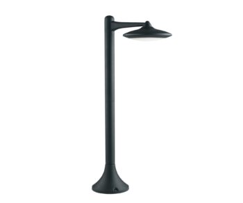 PALETTO LED ALYSON NERO 12W 1300LM 4000K IP44 28X91CM