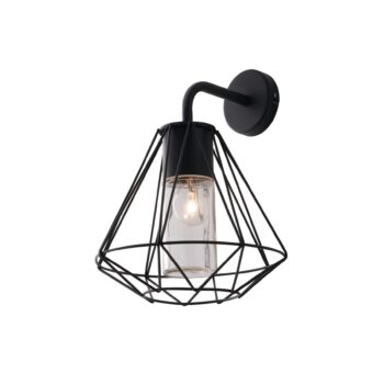 APPLIQUE MANDALA NERA 1XE27 IP44 29,5X36CM