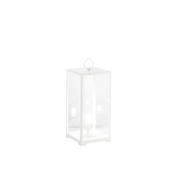 LUME MIRAGE BIANCO 1XE27 IP44 25X25X53CM CAVO 250CM