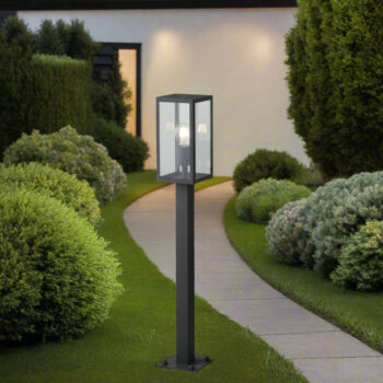 PALO MIRAGE ANTRACITE 1XE27 IP44 13X13X86CM