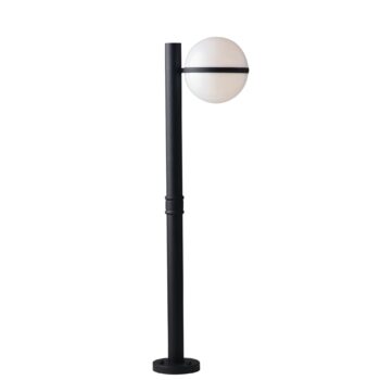 PALETTO ORBIT NERO 1XE27 IP44 26X100CM