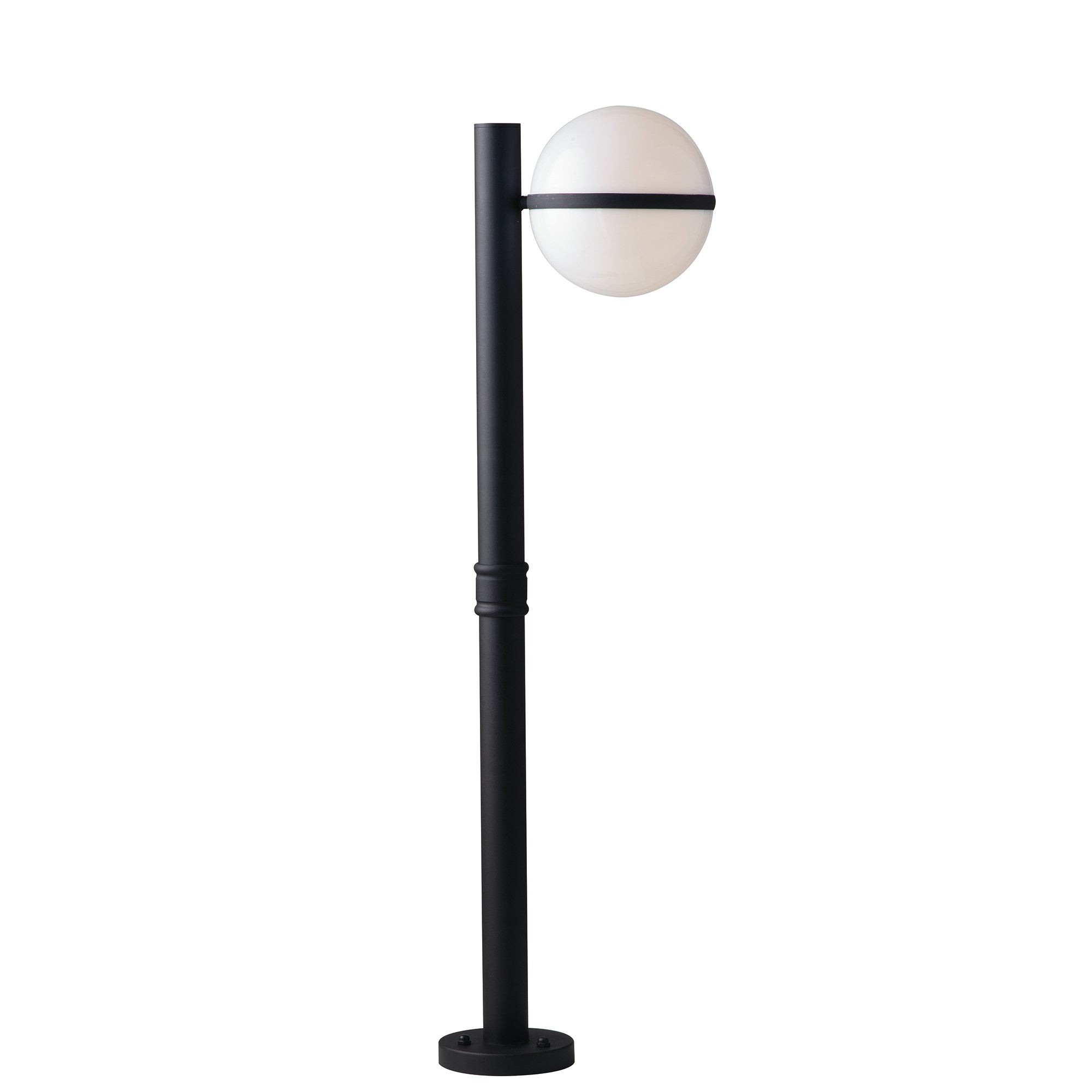 PALETTO ORBIT NERO 1XE27 IP44 26X100CM