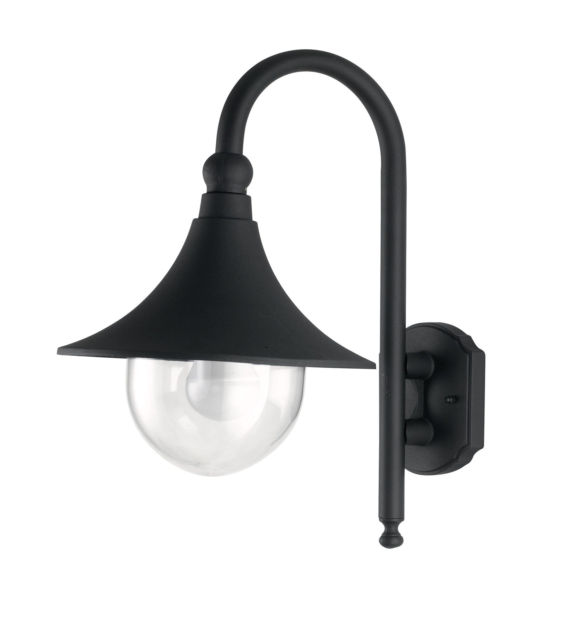 APPLIQUE PAVIA NERA 1XE27 IP44 26X34X48CM