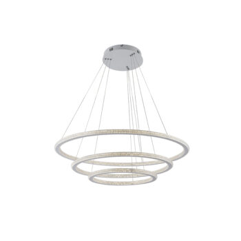 SOSPENSIONE LED BRYANT BIANCA 100W 11900LM 3000K 80X60X150CM