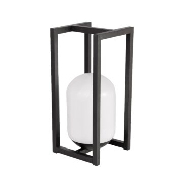 LAMPADA RICARICABILE LED CLIMAX NERA 2W 140LM 4000K IP54 16X16X35,4CM