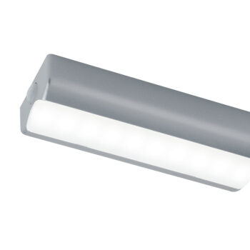 LAMPADA LED CLOSET GRIGIO LED 1W 105LM 4000K CON PANNELLO SOLARE E SENSORE 10,24X3,5X2,2CM