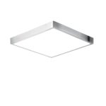 PLAFONIERA LED DOMO CROMO QUADRATA 24W 2700LM 4000K IP44 24X24X2,4CM