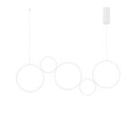 SOSPENSIONE LED FREDY BIANCA 60W 8000LM CCT 115X46,7X150CM