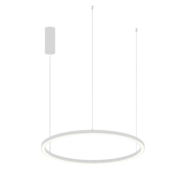 SOSPENSIONE LED HOOP BIANCA 40W 6000LM CCT 80X80X150CM