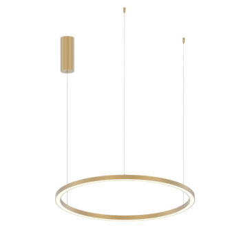 SOSPENSIONE LED HOOP ORO 40W 6000LM CCT 80X80X150CM