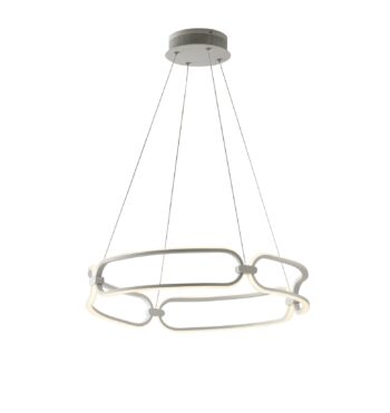 SOSPENSIONE LED INFINITY BIANCA 49W 4400LM 4000K 58X10X120CM