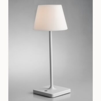 LAMPADA DA TAVOLO RICARICABILE LED JAMMIN BIANCA 2,2W 60LM 3000K DIMM. IP54 15X39CM