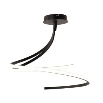 PLAFONIERA LED KINETIC NERA 40W 5440LM CCT 60X4X58CM