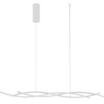 SOSPENSIONE LED KINETIC BIANCA 40W 5100LM CCT 117,2X6X105CM