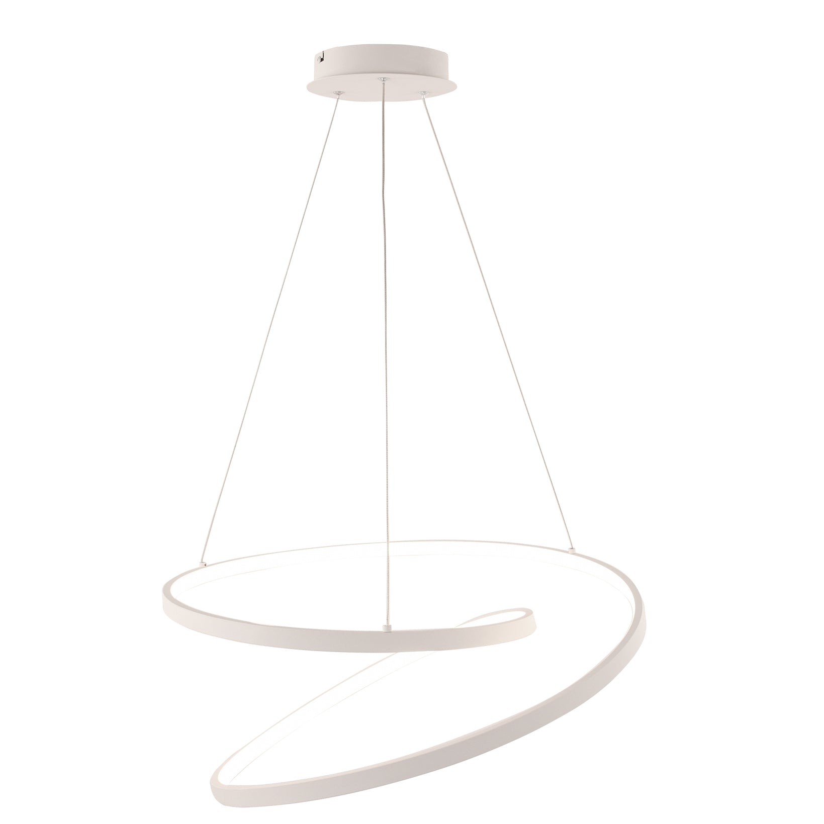 SOSPENSIONE LED LIEVE BIANCA 30W 4000LM CCT 40X6,5X150CM