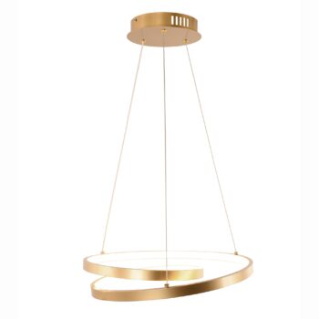 SOSPENSIONE LED LIEVE ORO 30W 4000LM CCT 40X6,5X150CM