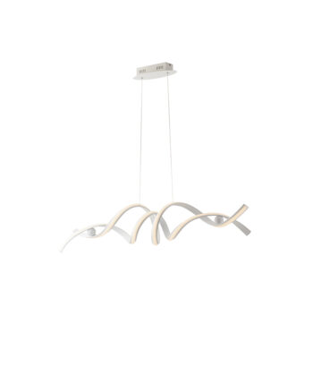 SOSPENSIONE LED MYSTRAL BIANCA 60W 8740LM CCT 115X30X124CM