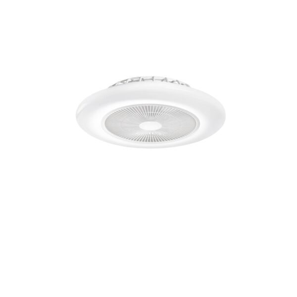 PLAFONIERA LED VENTILATORE PONENTE BIANCO 40W 4450LM CCT 55X15CM