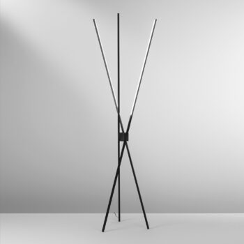 PIANTANA LED SHANGHAI NERA 31W 3990LM CCT 49,5X49,5X159CM