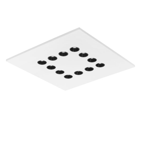 PLAFONIERA LED XICO BIANCA 12X3W 2520LM CCT 50X4,7X50CM