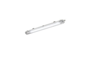 PLAFONIERA STAGNA LED ATLANTIC SILVER 1XT8 INCLUSO IP65 60CM