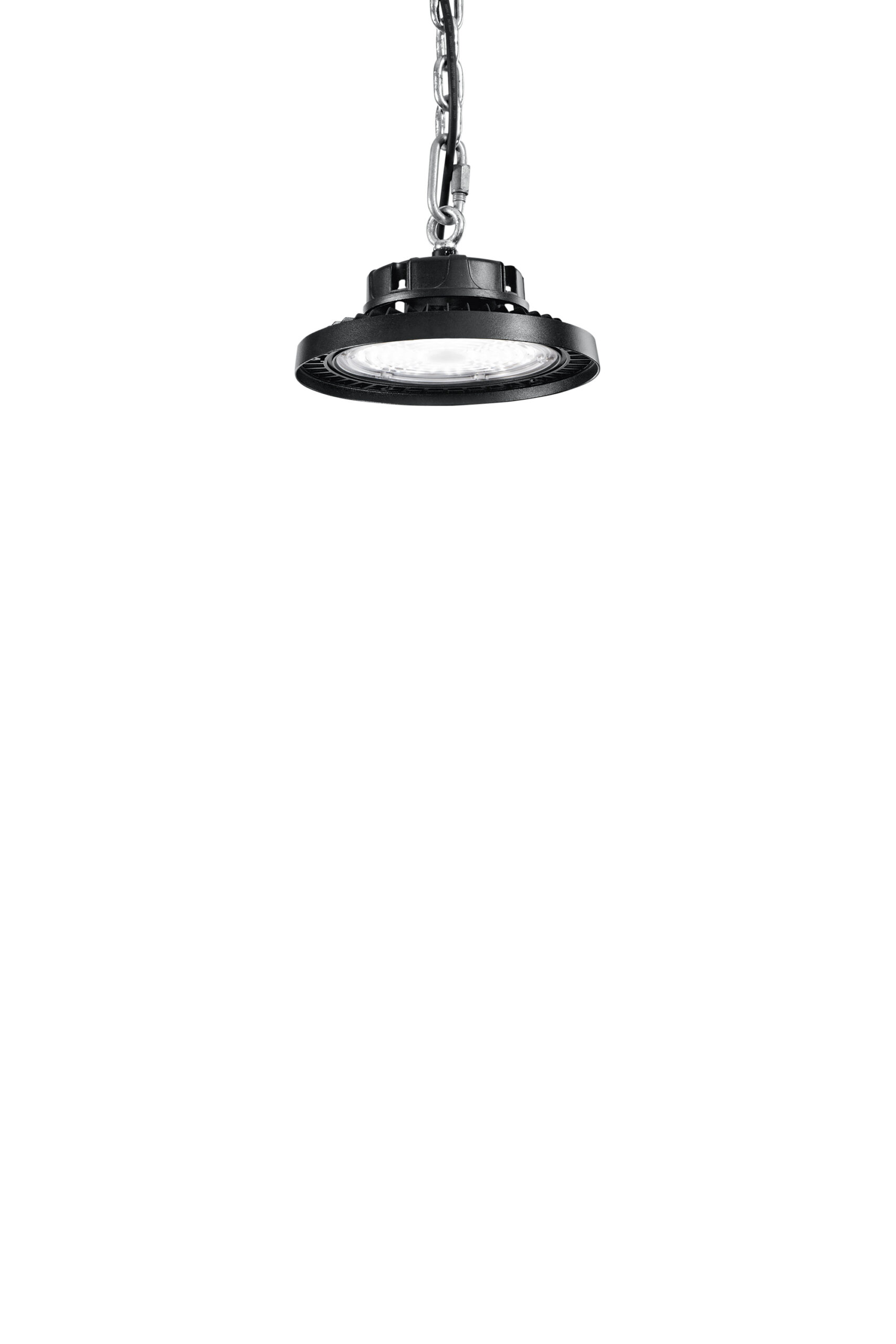 PLAFONIERA LED AVROCAR NERA IN ALLUMINIO 100W 15000LM 4000K D235MM