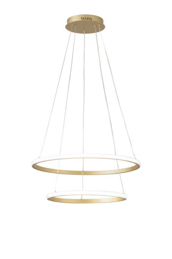 SOSPENSIONE LED AXIS ORO 31W 2635LM CCT+RGB DYGITAL CON TELECOMANDO 60/40X150CM