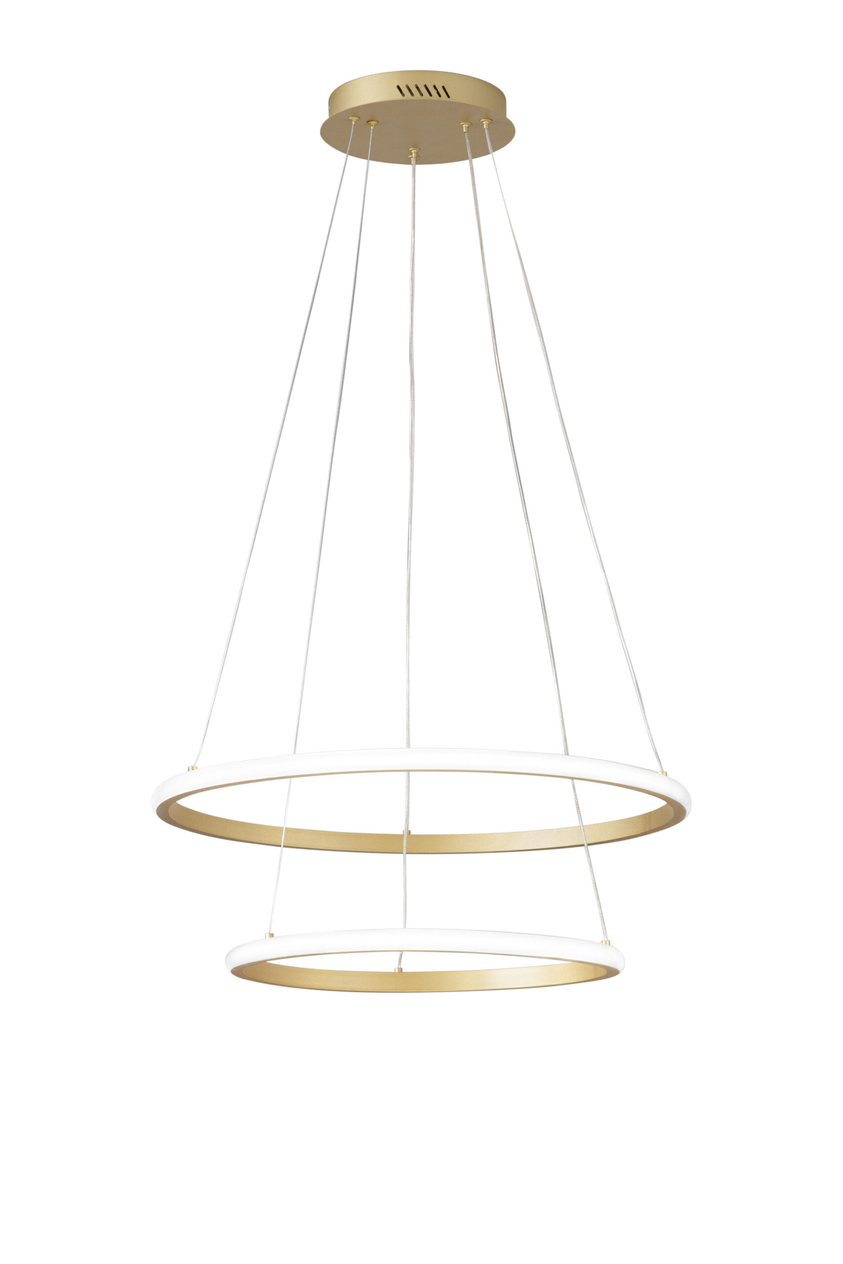 SOSPENSIONE LED AXIS ORO 31W 2635LM CCT+RGB DYGITAL CON TELECOMANDO 60/40X150CM