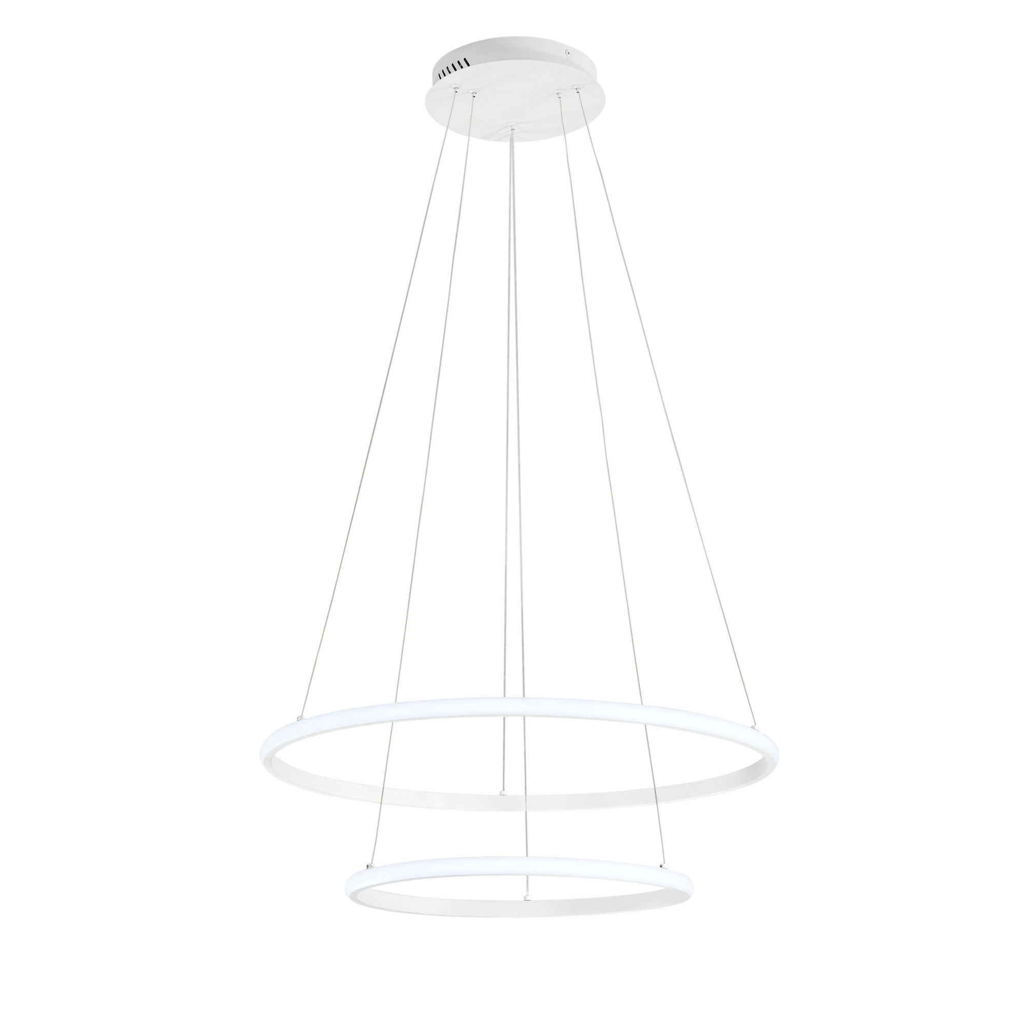 SOSPENSIONE LED AXIS BIANCA 31W 2635LM CCT+RGB DYGITAL CON TELECOMANDO 60/40X150CM