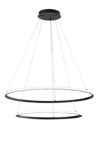 SOSPENSIONE LED AXIS NERA 70W 7700LM CCT 80/60X150CM