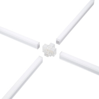 CONNETTORE A CROCE PER BARRA LED SHAPE