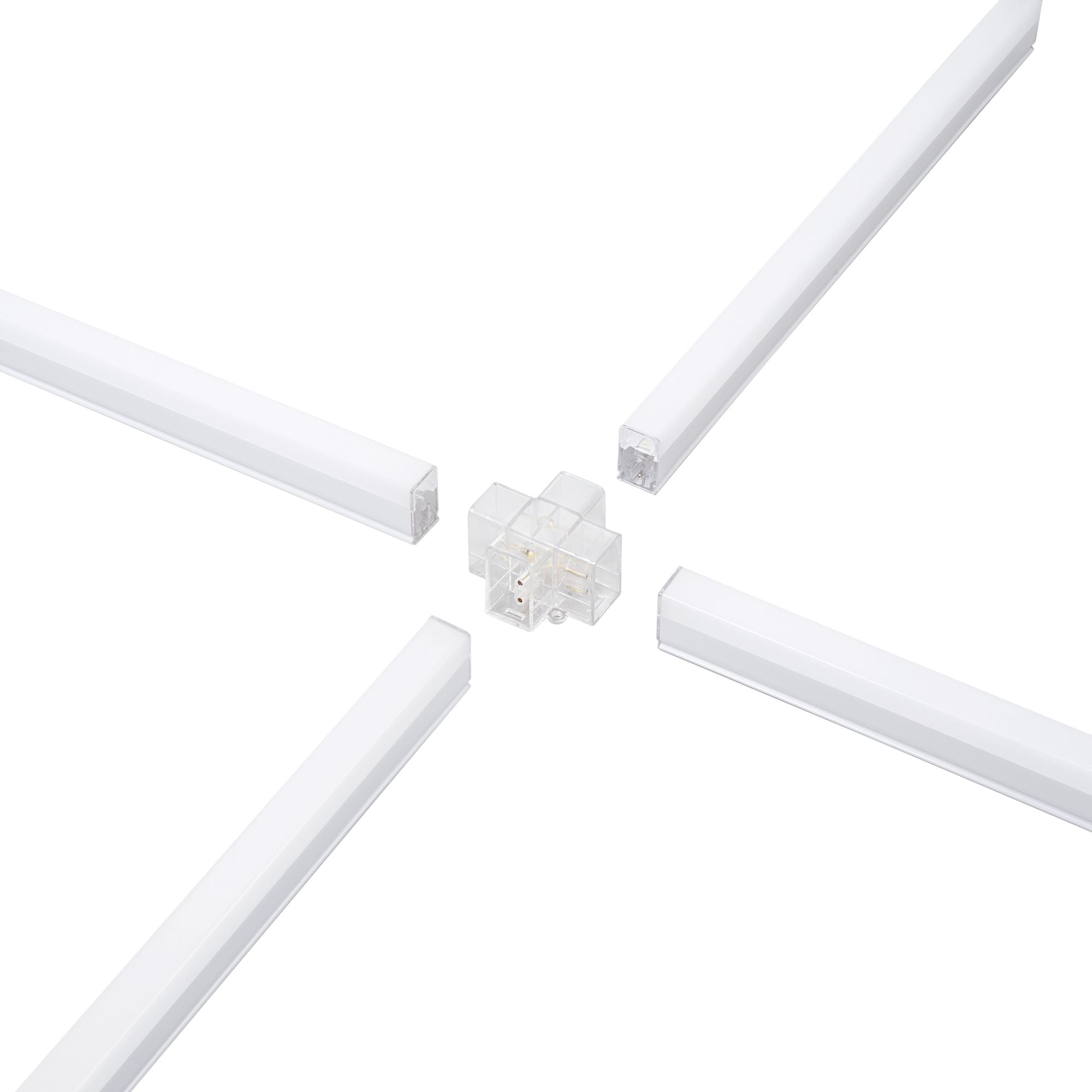 CONNETTORE A CROCE PER BARRA LED SHAPE