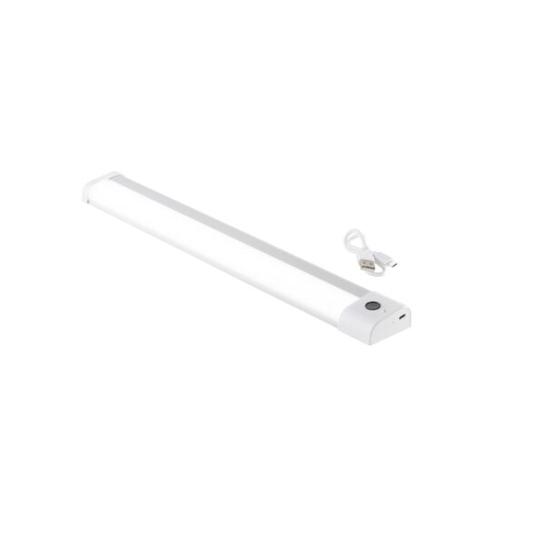 LAMPADA LED BLAM RICARICABILE BIANCO/SILVER LED 1,7W 150LM 3000K CON SENSORE 38,2X2,17X4,92CM