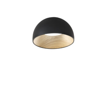 PLAFONIERA LED COCO NERA 30W CCT D35