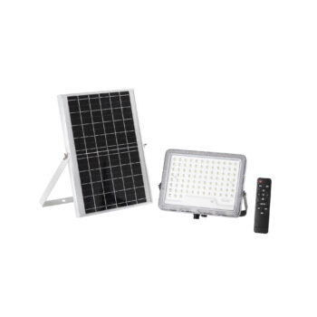 PROIETTORE GLASER 1800LM 3000K CON PANNELLO SOLARE BATTERIA 3.2V 15Ah IP65 24,25X4,77X21,9CM