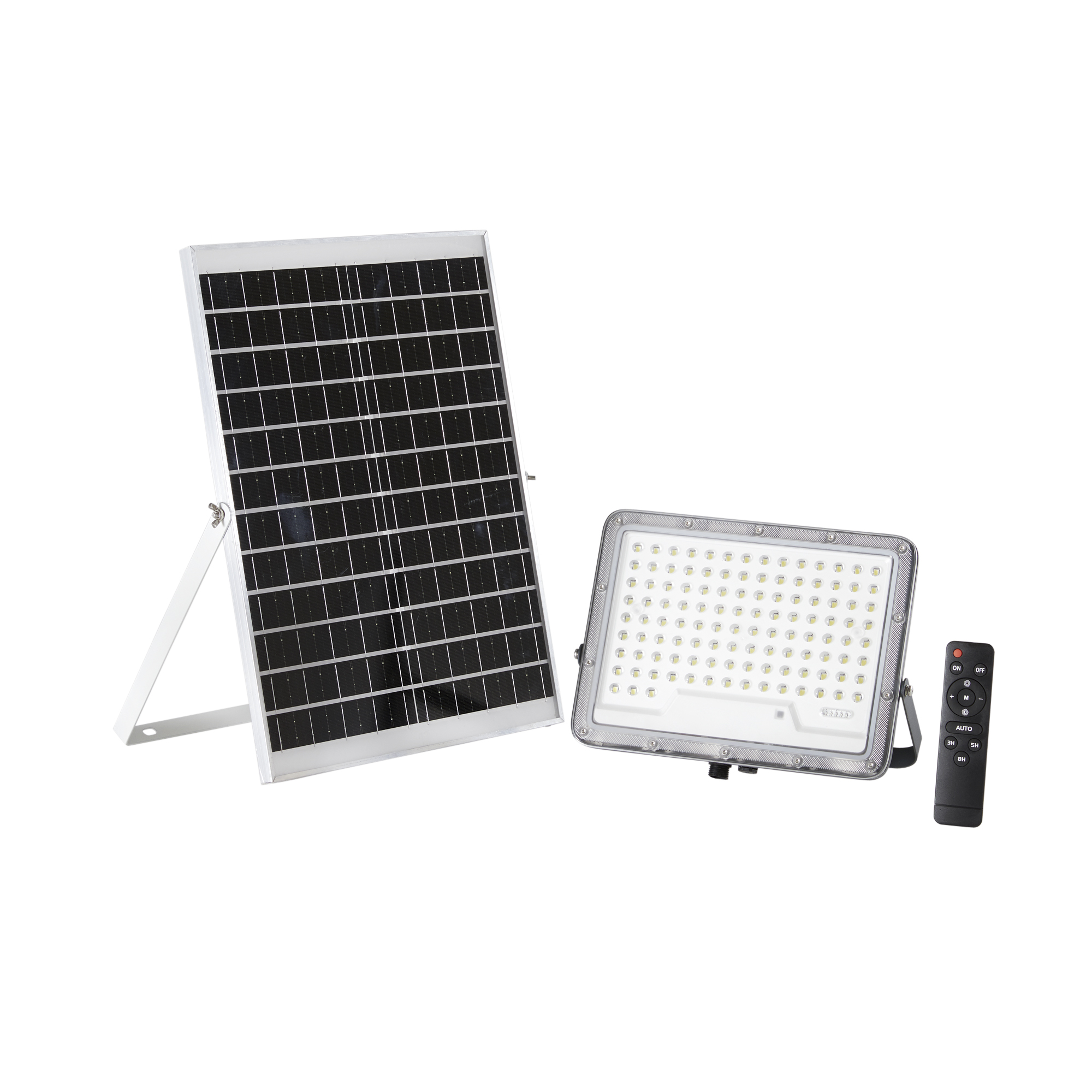 PROIETTORE GLASER 3500LM 3000K CON PANNELLO SOLARE BATTERIA 3.2V 24Ah IP65 28,25X4,77X25,25CM