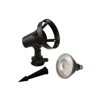 PROIETTORE LED GRUBB NERO 1XE27 15W 1100LM 4000K CON PICCHETTO 15,12X15,2X20,03CM