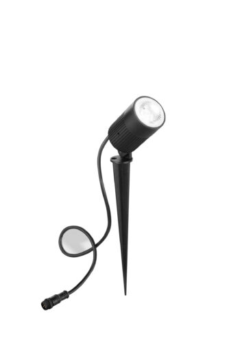 PROIETTORE LED HAYDON NERO 15W CCT 3000/4000/6500K IP67 CON PICCHETTO