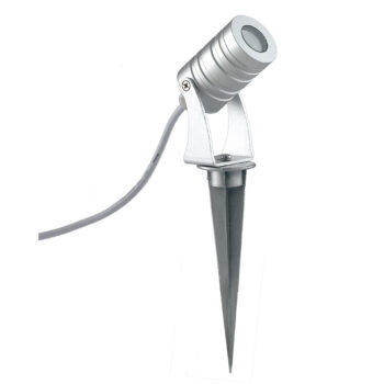 PROIETTORE LED IRIDE DC12/24V BIANCO 3X1W 240LM 6000K DIMM. IP65 CON PICCHETTO 4,2X12CM