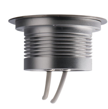 INCASSO CALPESTABILE LED IRIDE DC12/24V SILVER 18X1W RGB DIMM. IP67 14,5X7,3CM