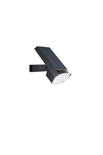 FARO SOLARE LED IRIS NERO 1,8W 200LM 2700-6500K 17,9X10X15 CM.