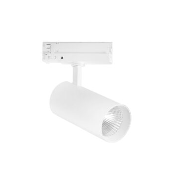 FARO BINARIO PLANE BIANCO LED 40W 4800LM 3000K 8X15CM